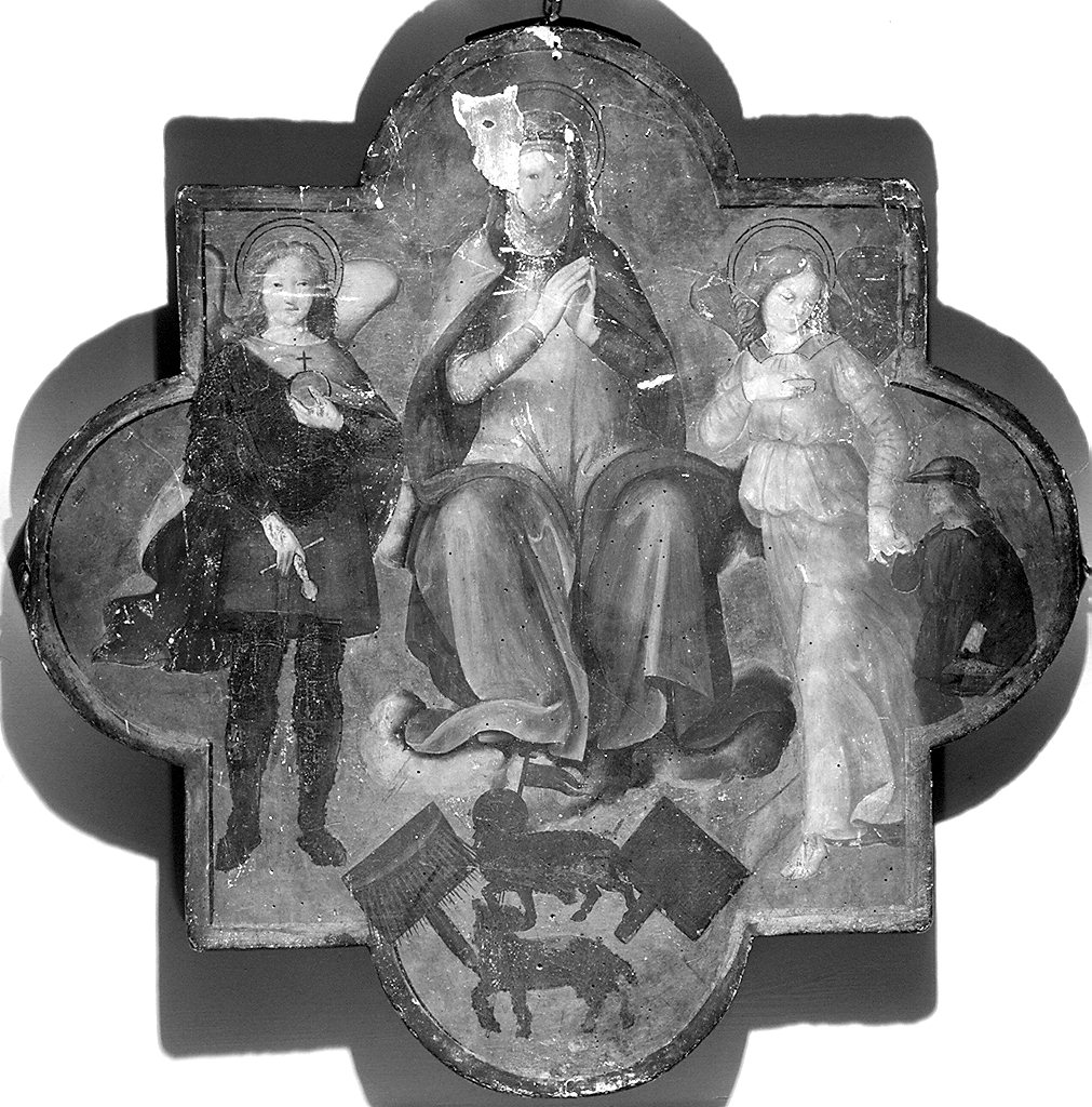 Madonna in trono e Santi (dipinto) - ambito fiorentino (metà sec. XV)