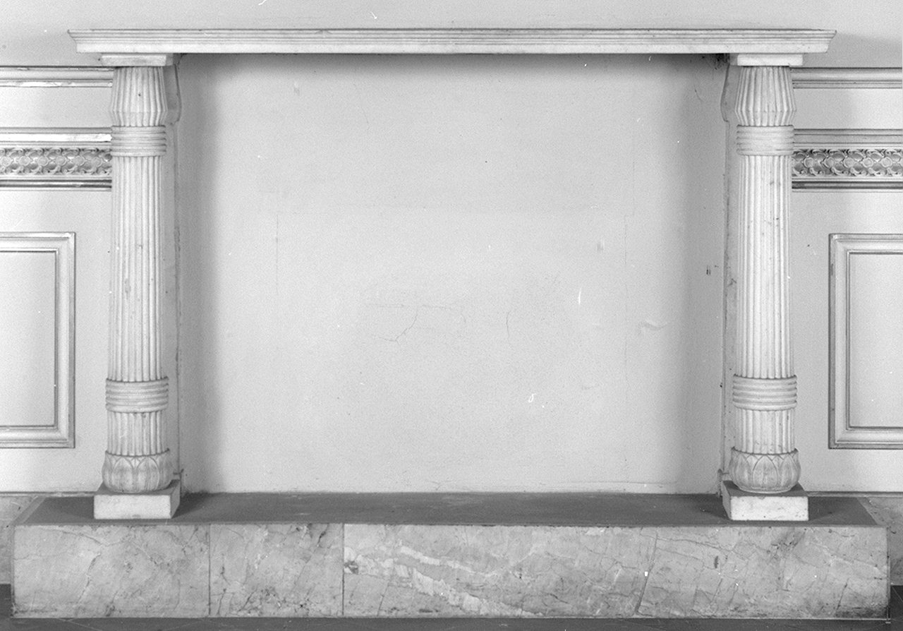 mostra di camino - bottega fiorentina (prima metà sec. XIX)