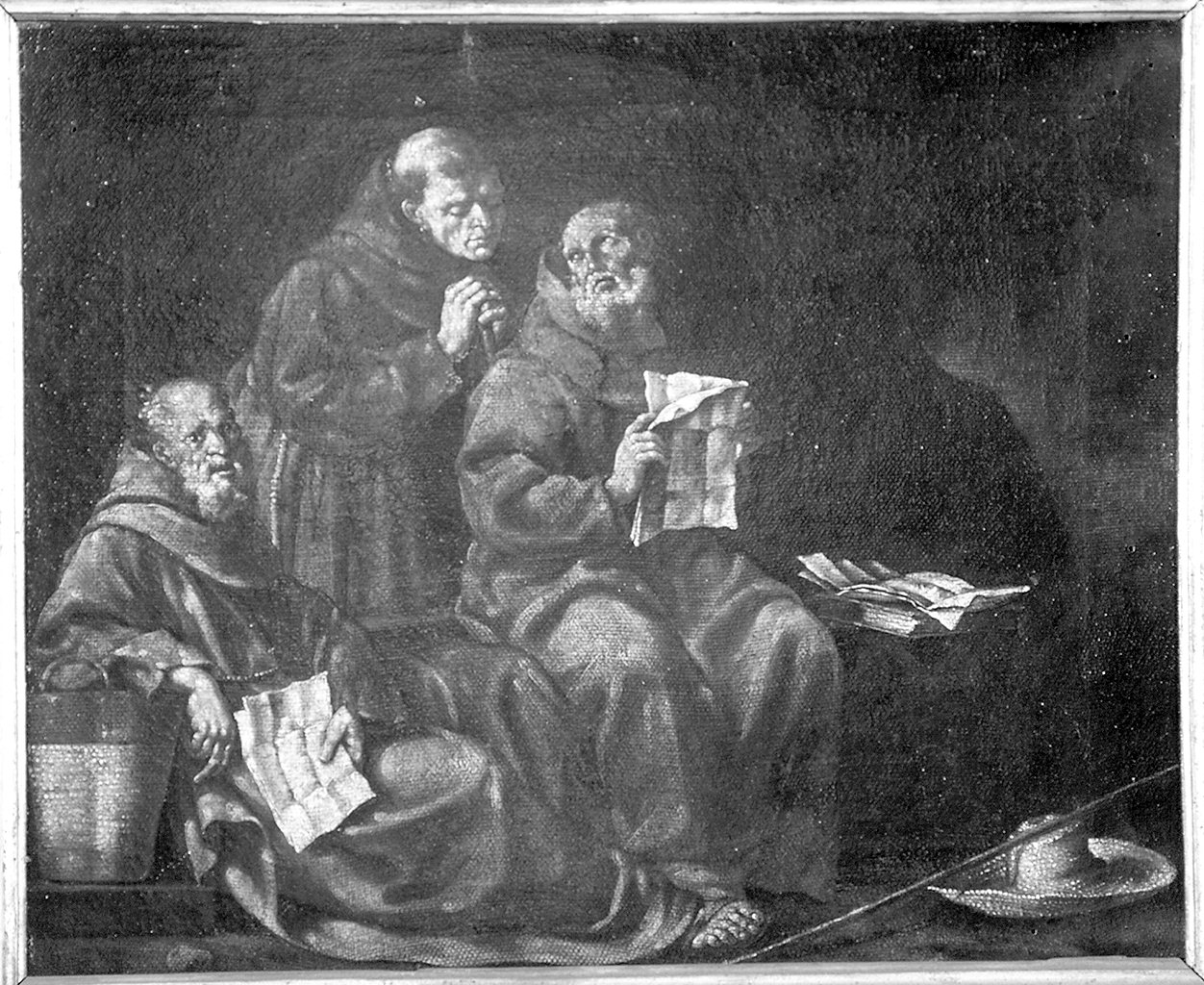 frati (dipinto) di Ghirardini Stefano (attribuito) (sec. XVIII)