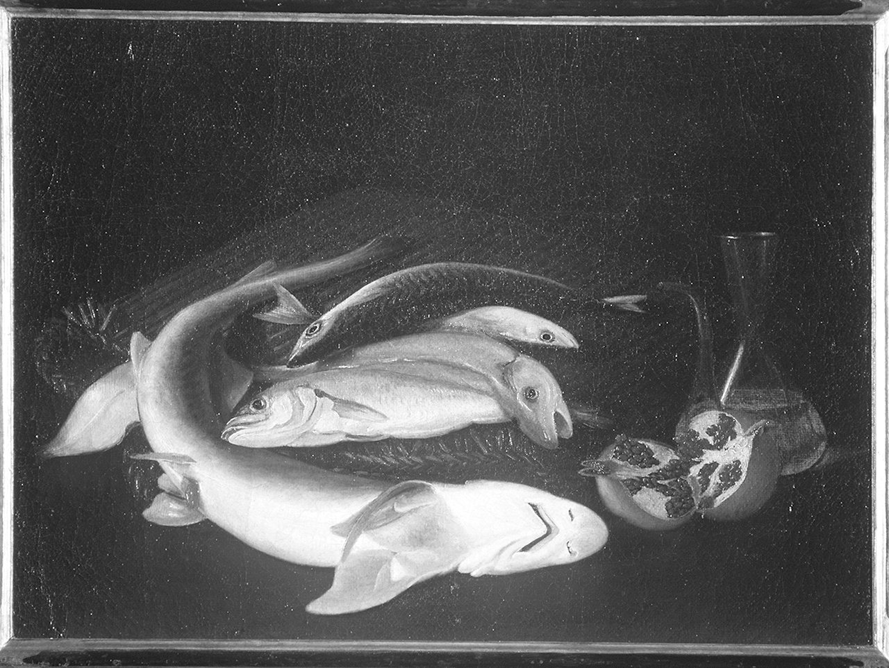 natura morta con pesci (dipinto) di Soardi Lodovico (secc. XVIII/ XIX)