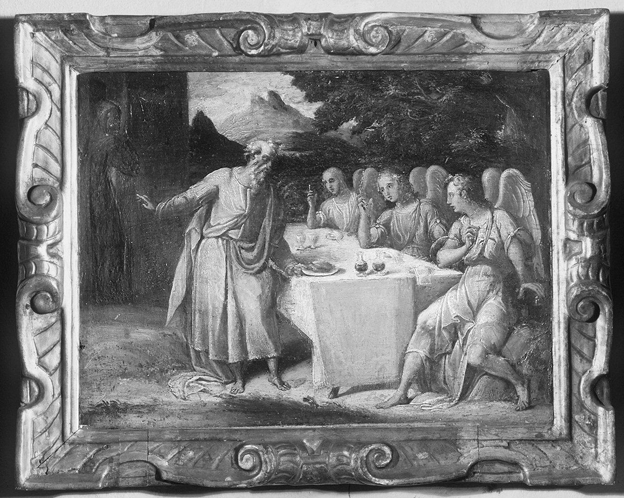 scena biblica (dipinto, serie) - ambito veneto (fine/inizio secc. XVI/ XVII)
