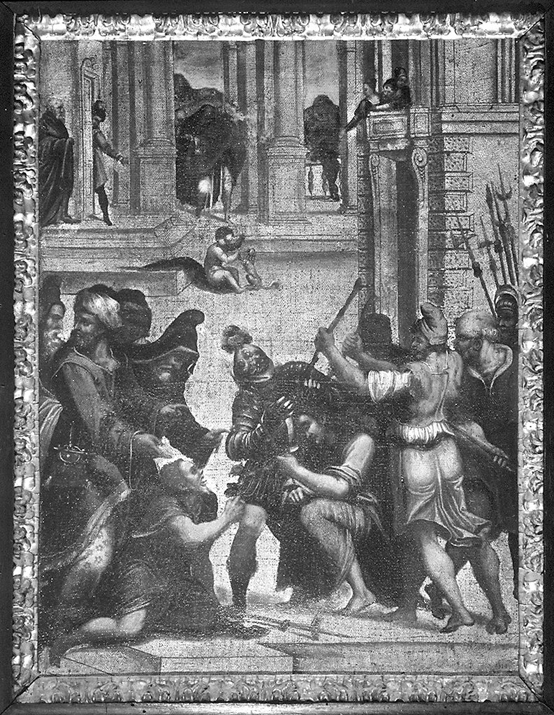 incoronazione di spine (dipinto) - ambito Italia meridionale (sec. XVI)