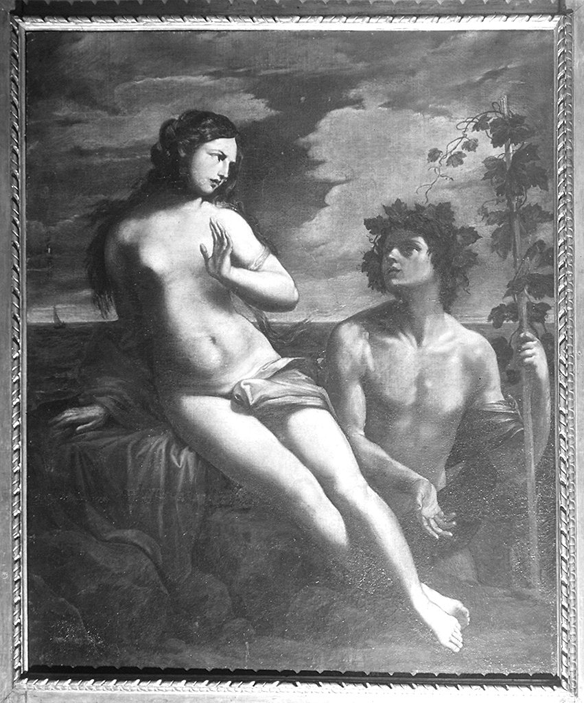 Bacco e Arianna (dipinto) di Sirani Giovanni Andrea (sec. XVII)