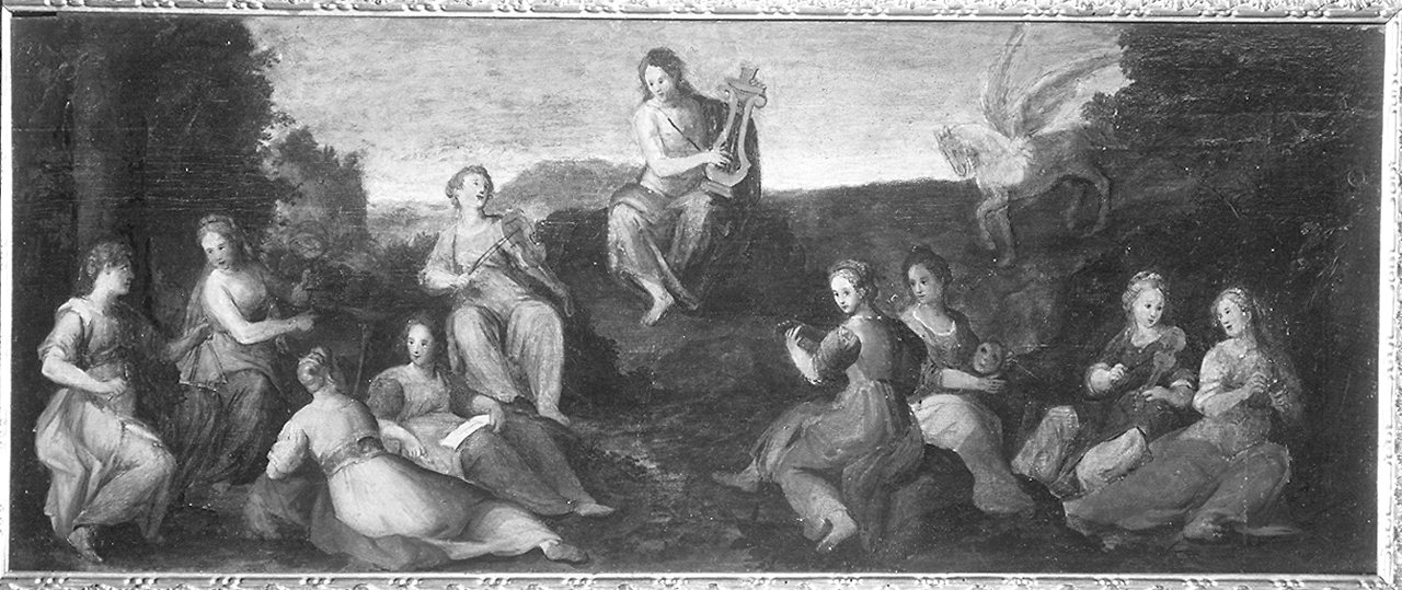Parnaso (dipinto) di Balducci Giovanni detto Cosci (sec. XVI)