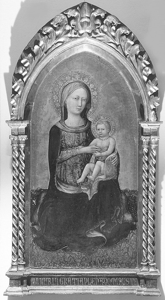 Madonna dell'Umiltà (dipinto) di Pseudo Ambrogio di Baldese (prima metà sec. XV)