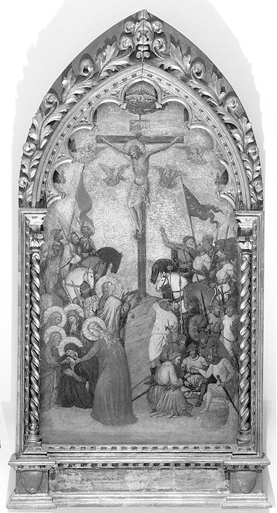 crocifissione di Cristo (dipinto) di Giuliano di Simone (fine sec. XIV)