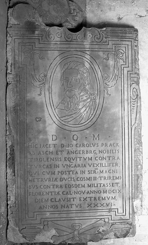lapide tombale - produzione fiorentina (sec. XVII)