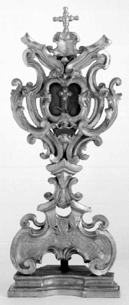 reliquiario - a ostensorio - bottega toscana (prima metà sec. XVIII)