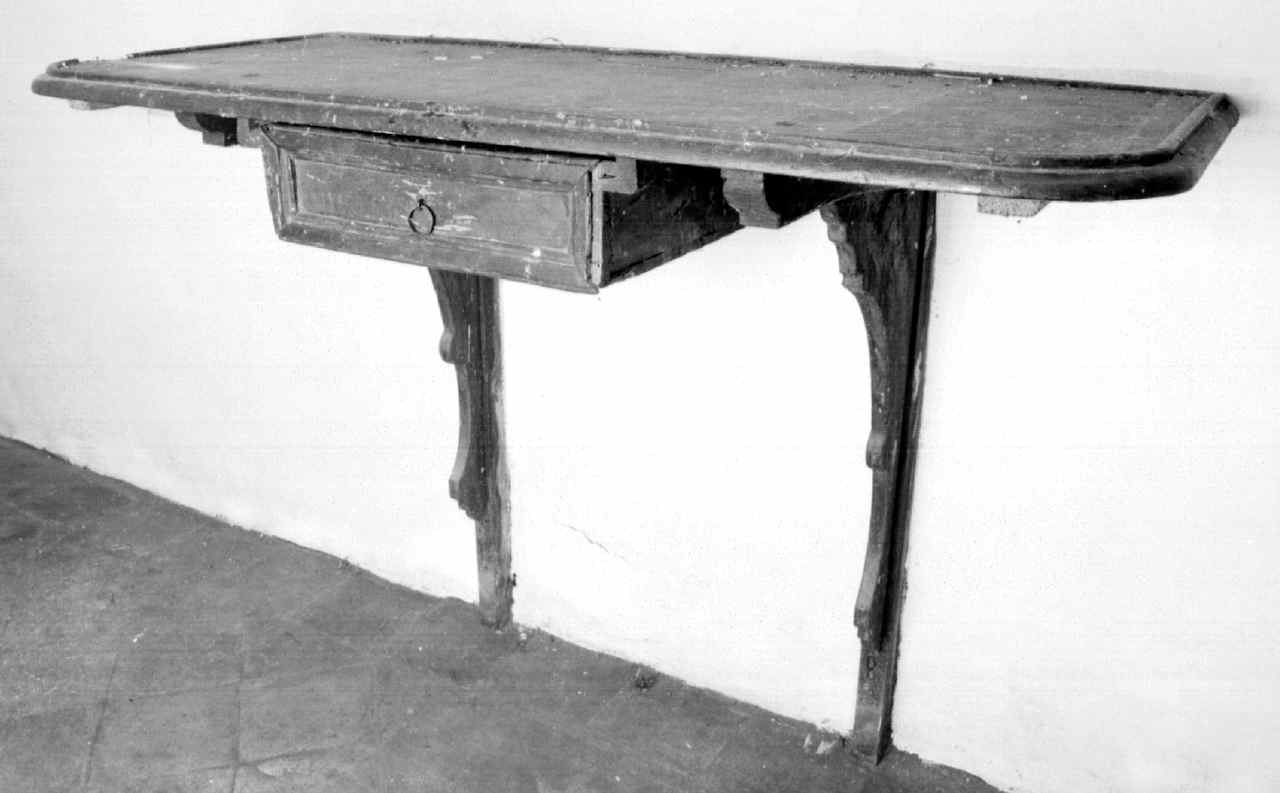 console - produzione toscana (seconda metà sec. XVIII)