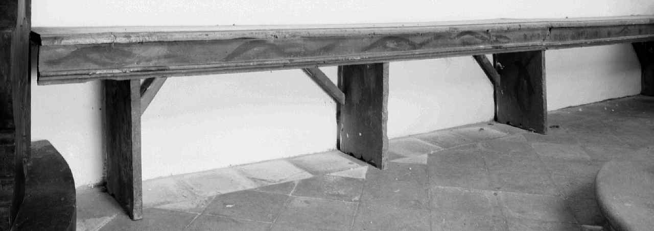 panca - produzione toscana (seconda metà sec. XVIII)