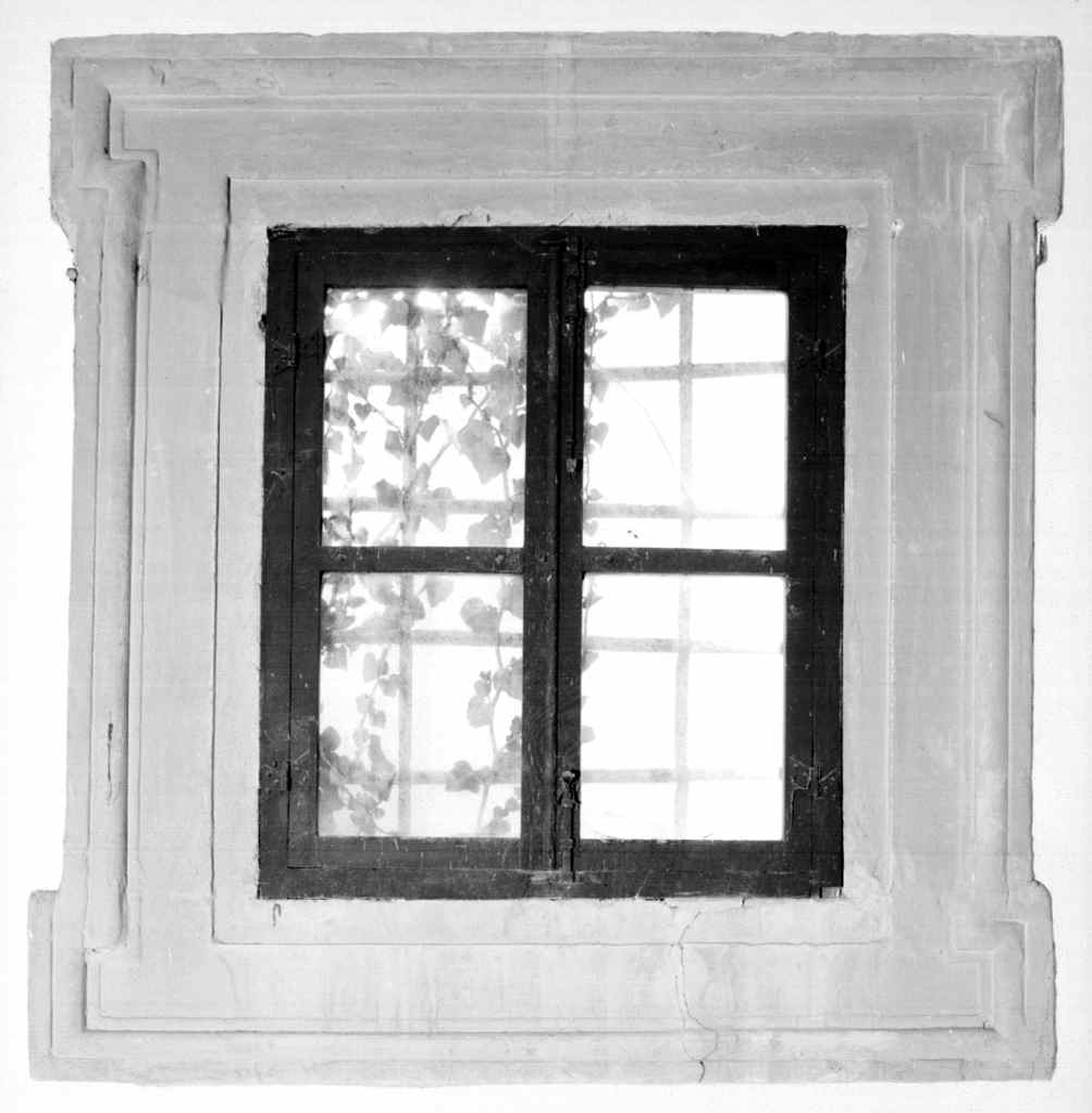 mostra di finestra - produzione toscana (fine/inizio secc. XVI/ XVII)