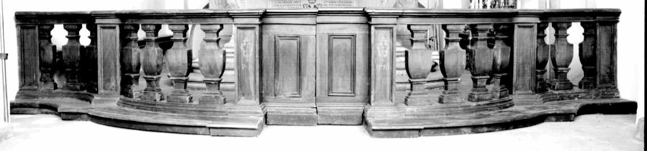 balaustrata - bottega italiana (sec. XVIII)