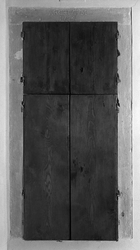 mostra di nicchia - produzione toscana (sec. XVIII)