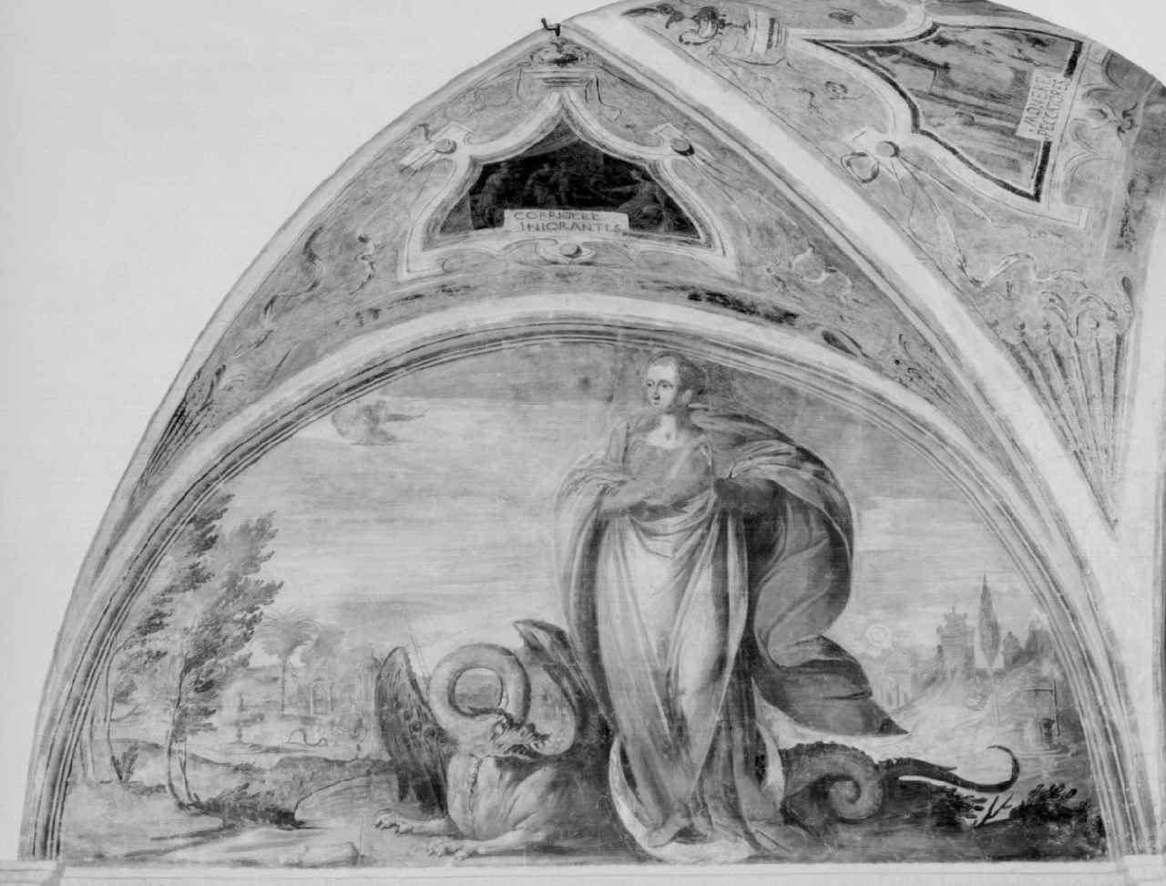 Immacolata Concezione (dipinto, elemento d'insieme) - ambito italiano, ambito italiano (ultimo quarto sec. XVI)