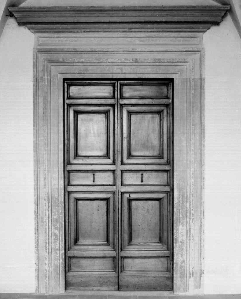 mostra di porta, serie - produzione toscana (sec. XVI)