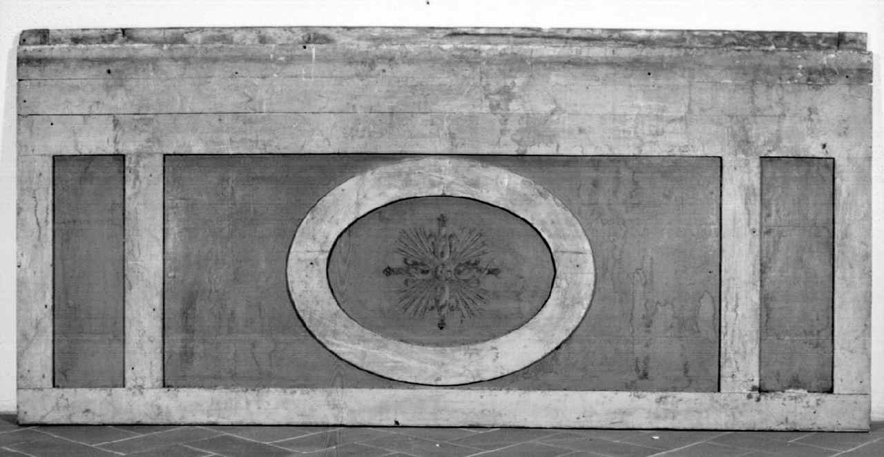 croce raggiata (paliotto) - bottega toscana (seconda metà sec. XIX)