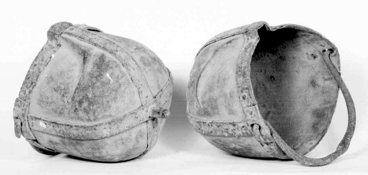 secchiello, serie - produzione italiana (fine/inizio secc. XVIII/ XIX)