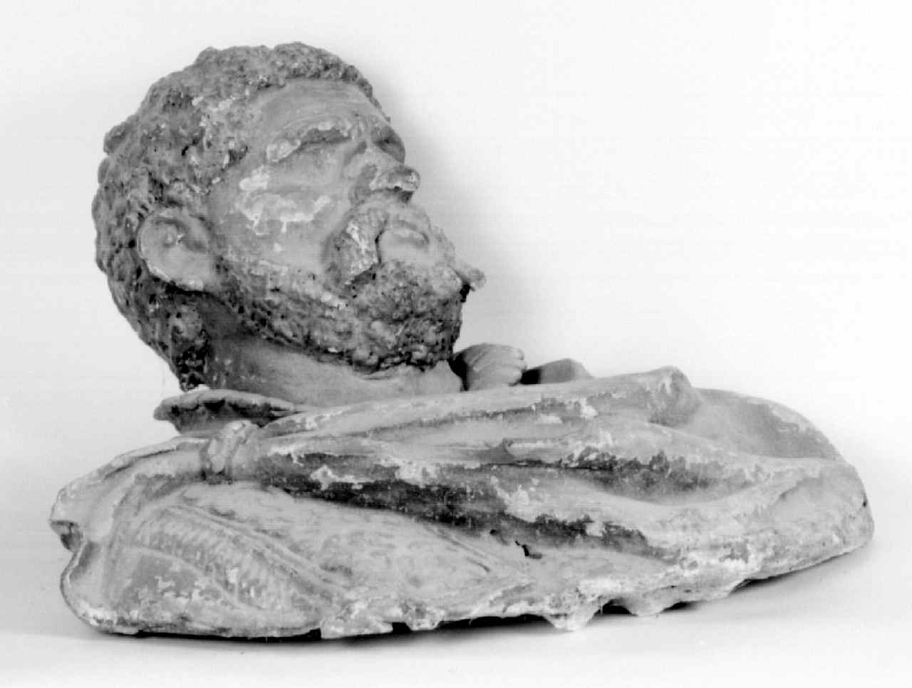 busto maschile (scultura) - bottega toscana (sec. XVII)