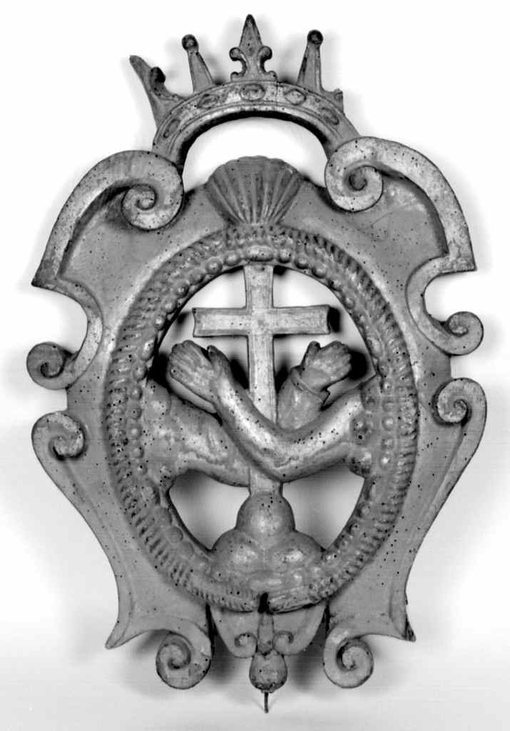 emblema dell'ordine francescano (rilievo) - bottega toscana (sec. XVII)