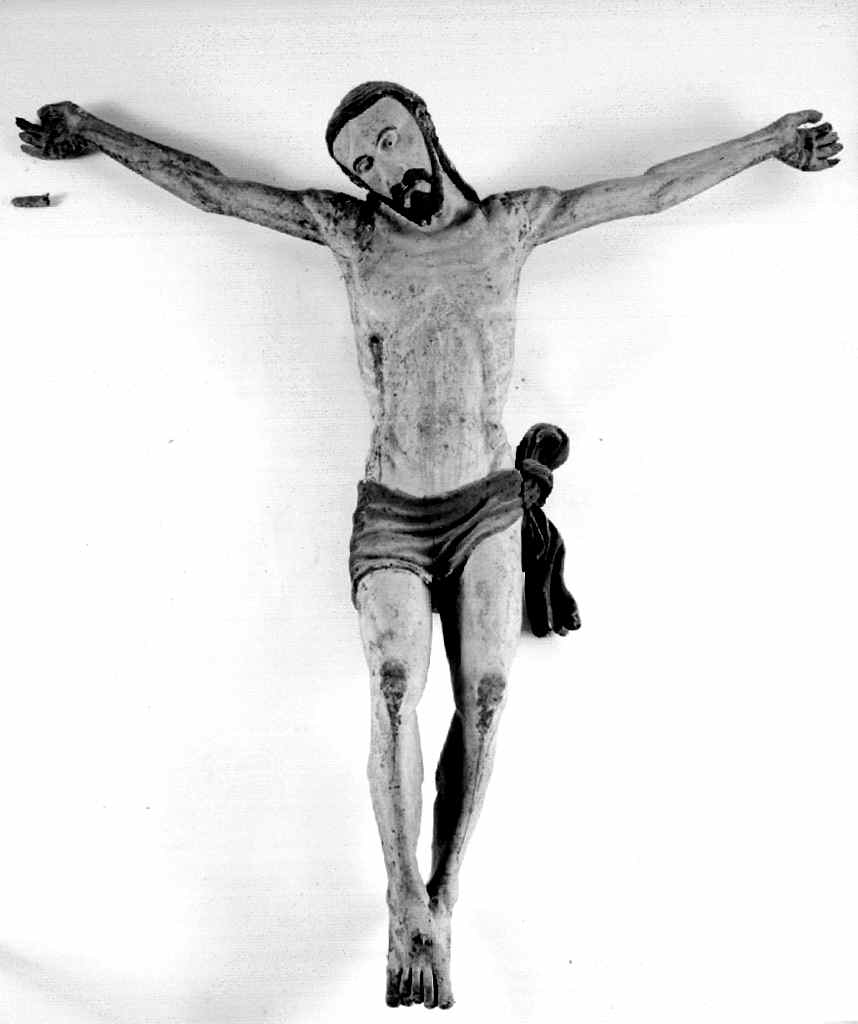Cristo crocifisso (scultura, elemento d'insieme) - bottega toscana (prima metà sec. XVI)