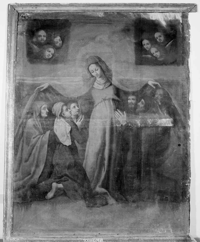 Madonna della misericordia (dipinto) - ambito toscano (prima metà sec. XVII)
