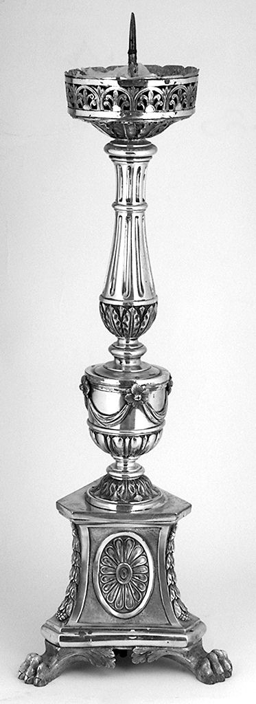 candeliere, serie di Guadagni Giovanni (bottega) (prima metà sec. XIX)