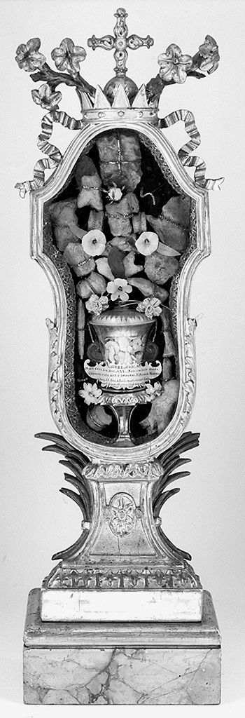 reliquiario - a tabella, serie - bottega fiorentina (sec. XIX)