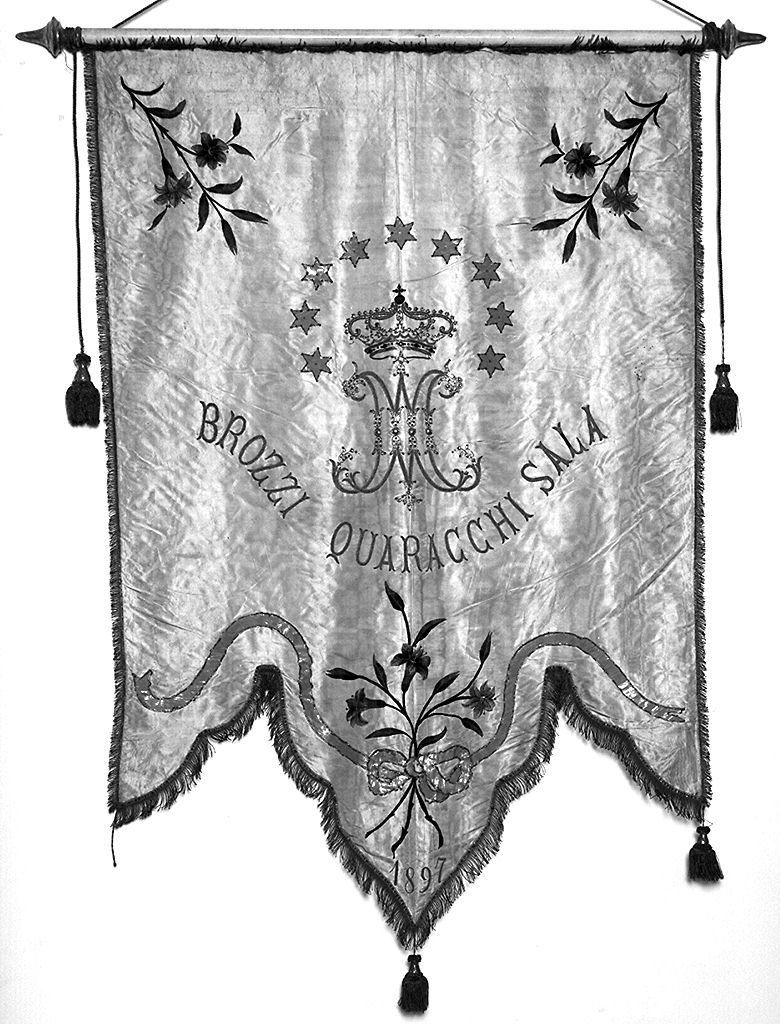 stendardo processionale - manifattura fiorentina (sec. XIX)