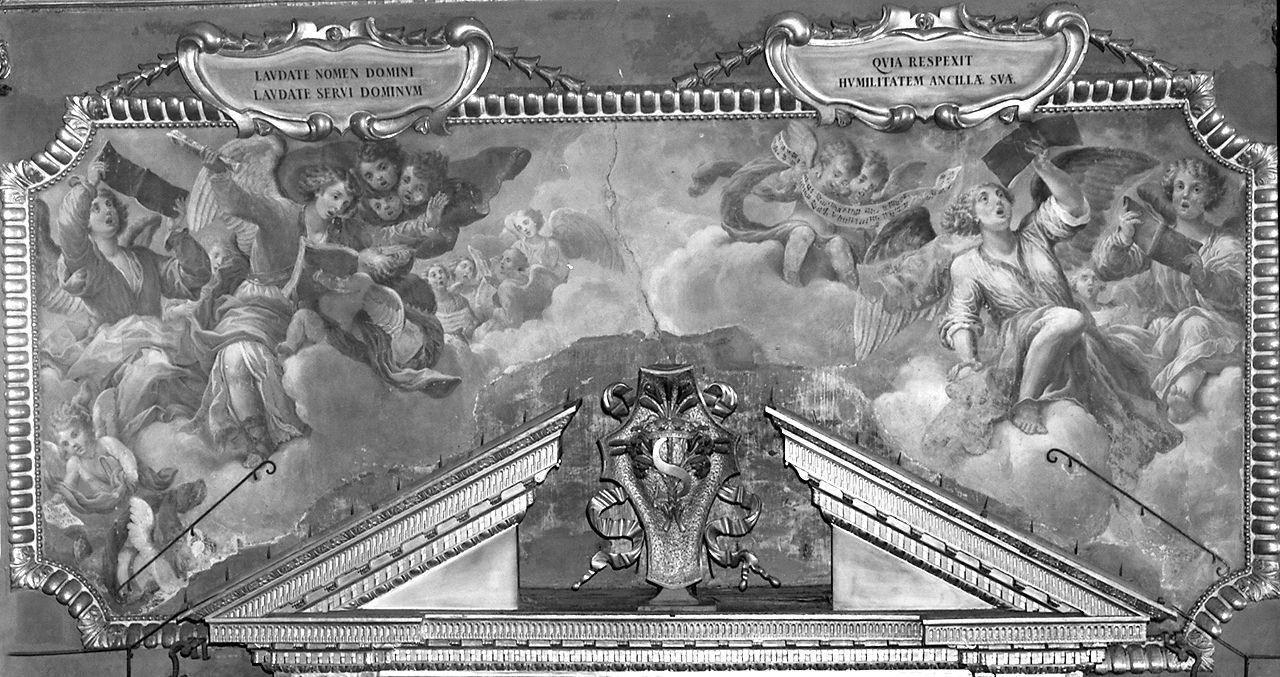 angeli musicanti (dipinto, serie) di Nani Alessandro, Rosi Alessandro (sec. XVII)