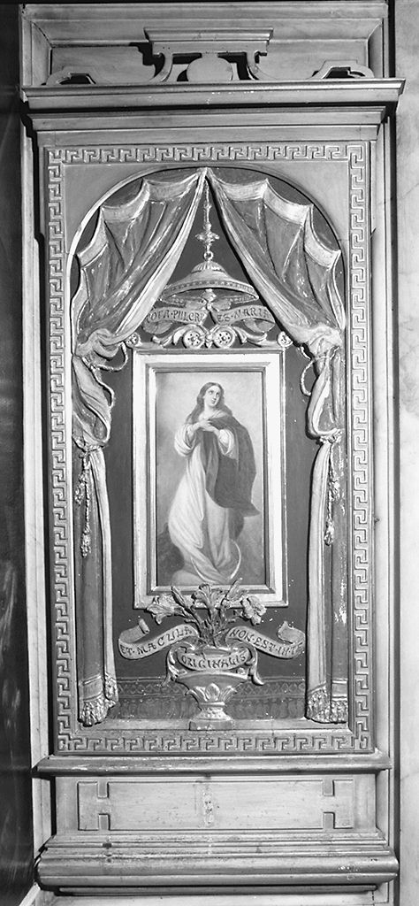 reliquiario architettonico - a tempietto, serie - bottega toscana (sec. XIX)