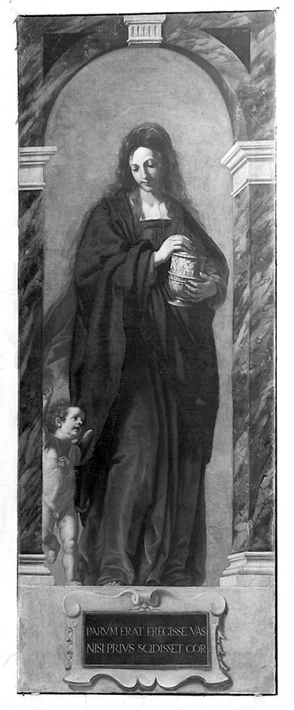 Santa Maria Maddalena, Santa Margherita di Antiochia (dipinto, serie) di Vignali Jacopo (sec. XVII)