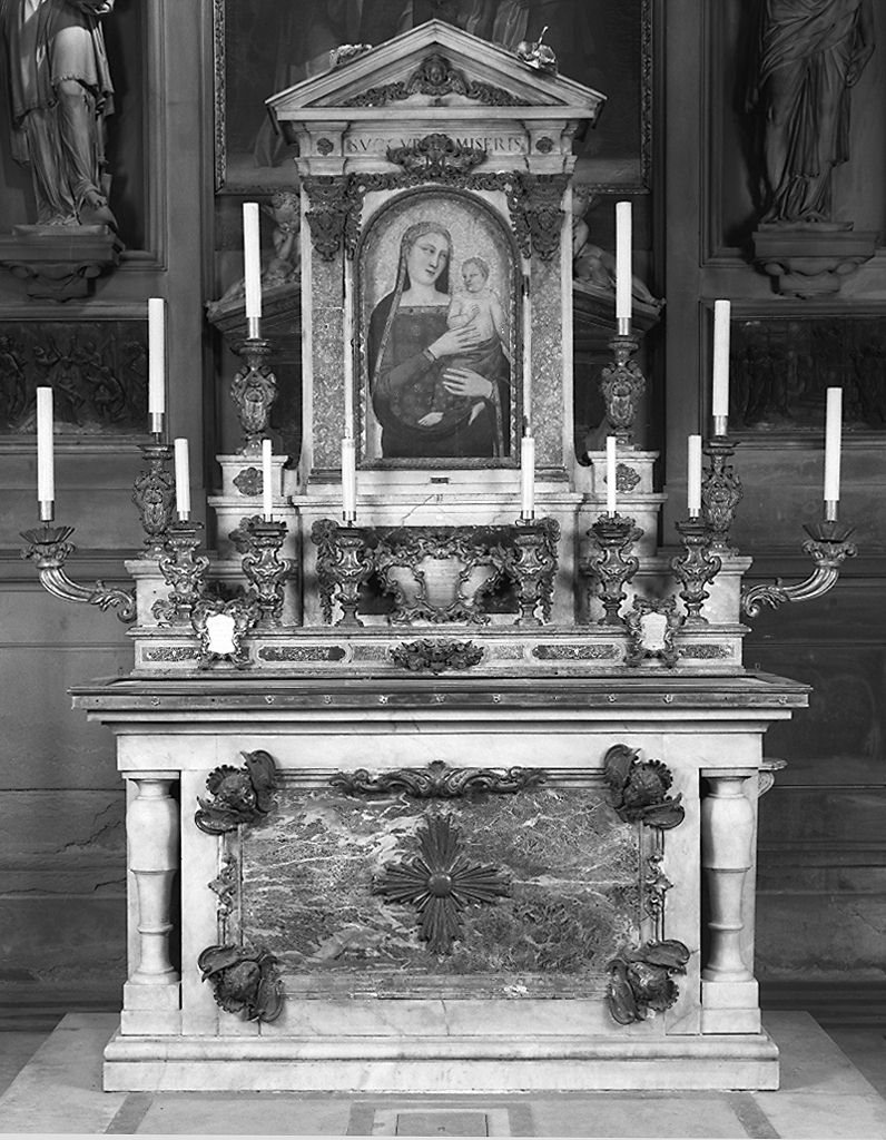 cherubini e motivi decorativi vegetali (altare) - ambito fiorentino (sec. XVIII)