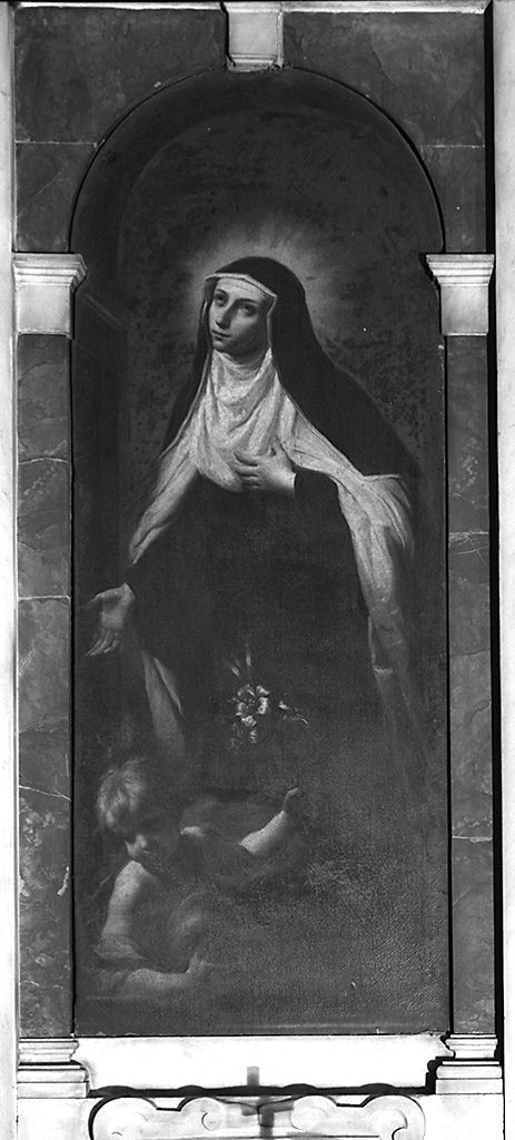 San Carlo Borromeo e Santa Maria Maddalena dei Pazzi (dipinto, serie) di Pignoni Simone (sec. XVII)