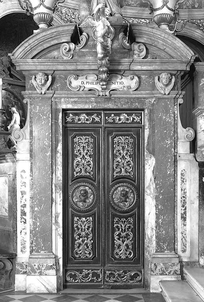 mostra di porta, serie - bottega fiorentina (sec. XVIII)