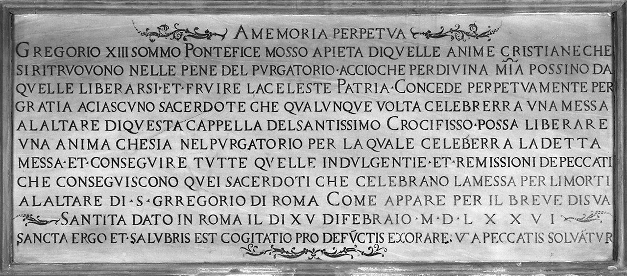 lapide commemorativa - bottega fiorentina (sec. XVII)