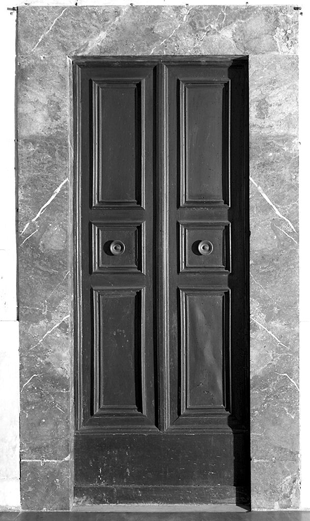 mostra di porta, serie - bottega toscana (sec. XVII)