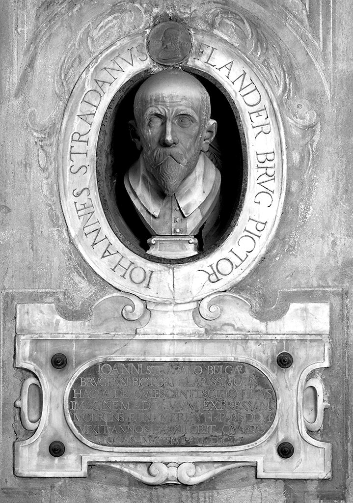 ritratto di Giovanni Stradano (monumento funebre) - bottega toscana (sec. XVII)