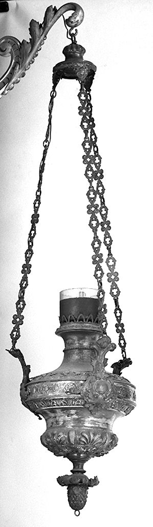 lampada pensile, serie - bottega fiorentina (secc. XVII/ XVIII)