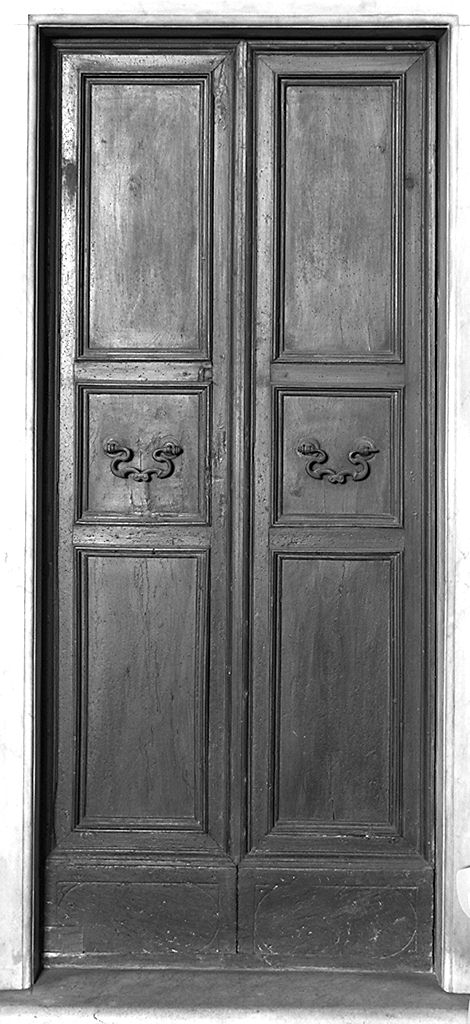 porta - a due battenti, serie - bottega fiorentina (secc. XVII/ XVIII)