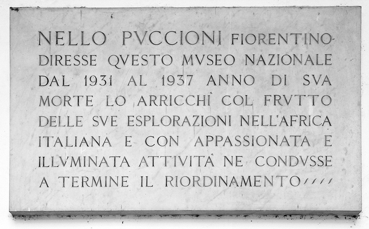 lapide commemorativa - produzione fiorentina (sec. XX)