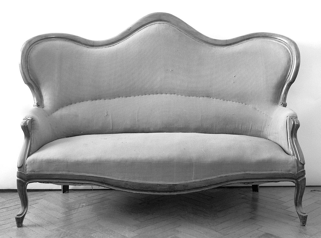 divano - produzione italiana (seconda metà sec. XIX)