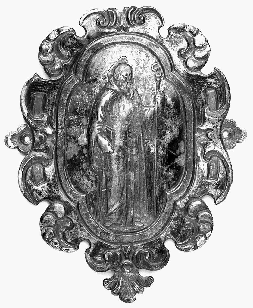 Sant'Antonio Abate (placchetta) - bottega fiorentina (seconda metà sec. XVIII)