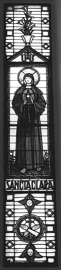 Santi (vetrata, serie) di Giovannozzi Ezio (attribuito) (sec. XX)