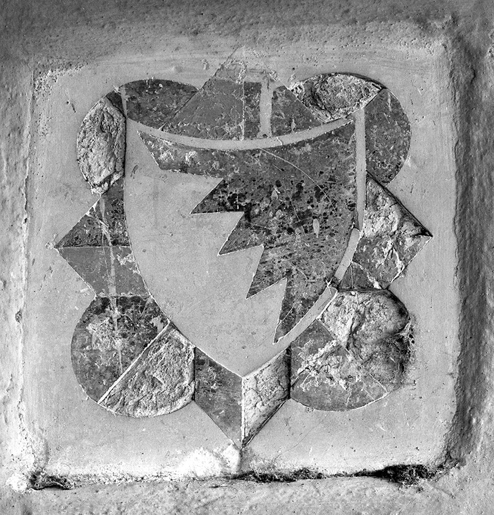 stemma gentilizio (lapide) - produzione fiorentina (seconda metà sec. XIV)