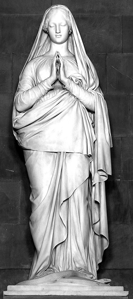 Madonna Immacolata (scultura) di Santarelli Emilio (sec. XIX)