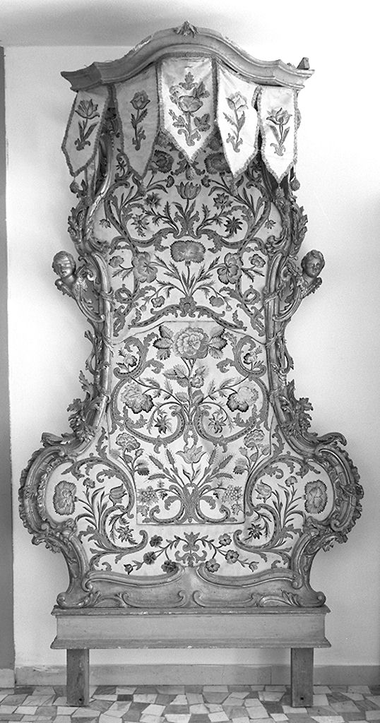 tronetto per esposizione eucaristica - manifattura toscana (secondo quarto sec. XVIII)