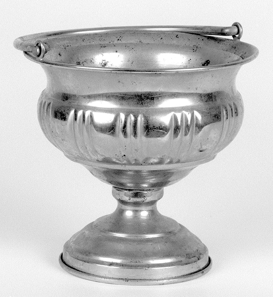 secchiello per l'acqua benedetta - produzione toscana (prima metà sec. XIX)