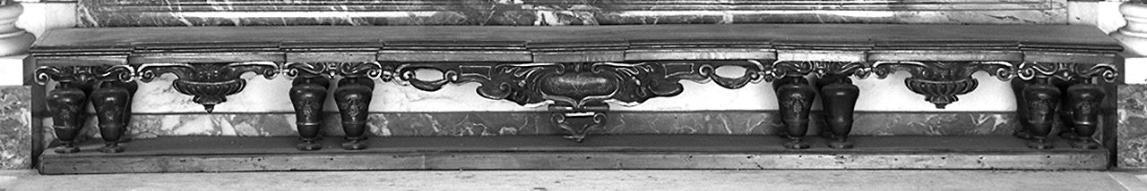 gradino d'altare - bottega fiorentina (secondo quarto sec. XVII)