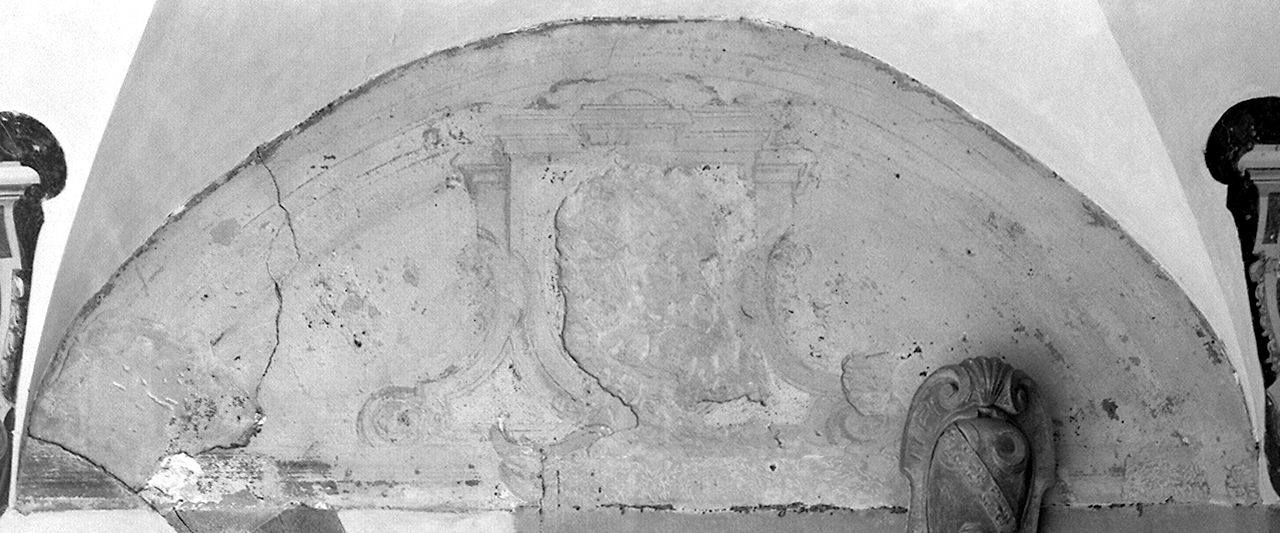 motivi decorativi architettonici (sinopia) - bottega fiorentina (sec. XVII)