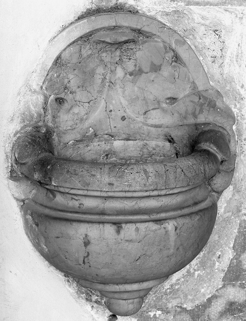acquasantiera da parete - bottega fiorentina (sec. XV)